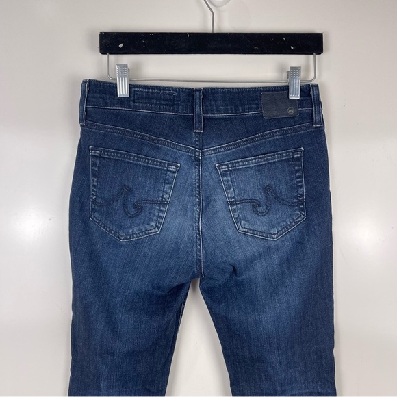 AG Jeans The Beau Slouchy Skinny Jeans Dark Wash Faded Women's Size 25R - Picture 8 of 10